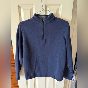 Peter Millar Dark Blue Zip-Up Sweater